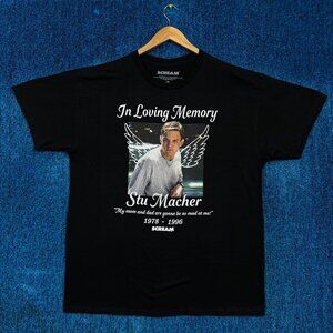 Scream In Loving Memory Stu Macher Horror Movie T-Shirt Size Extra Large